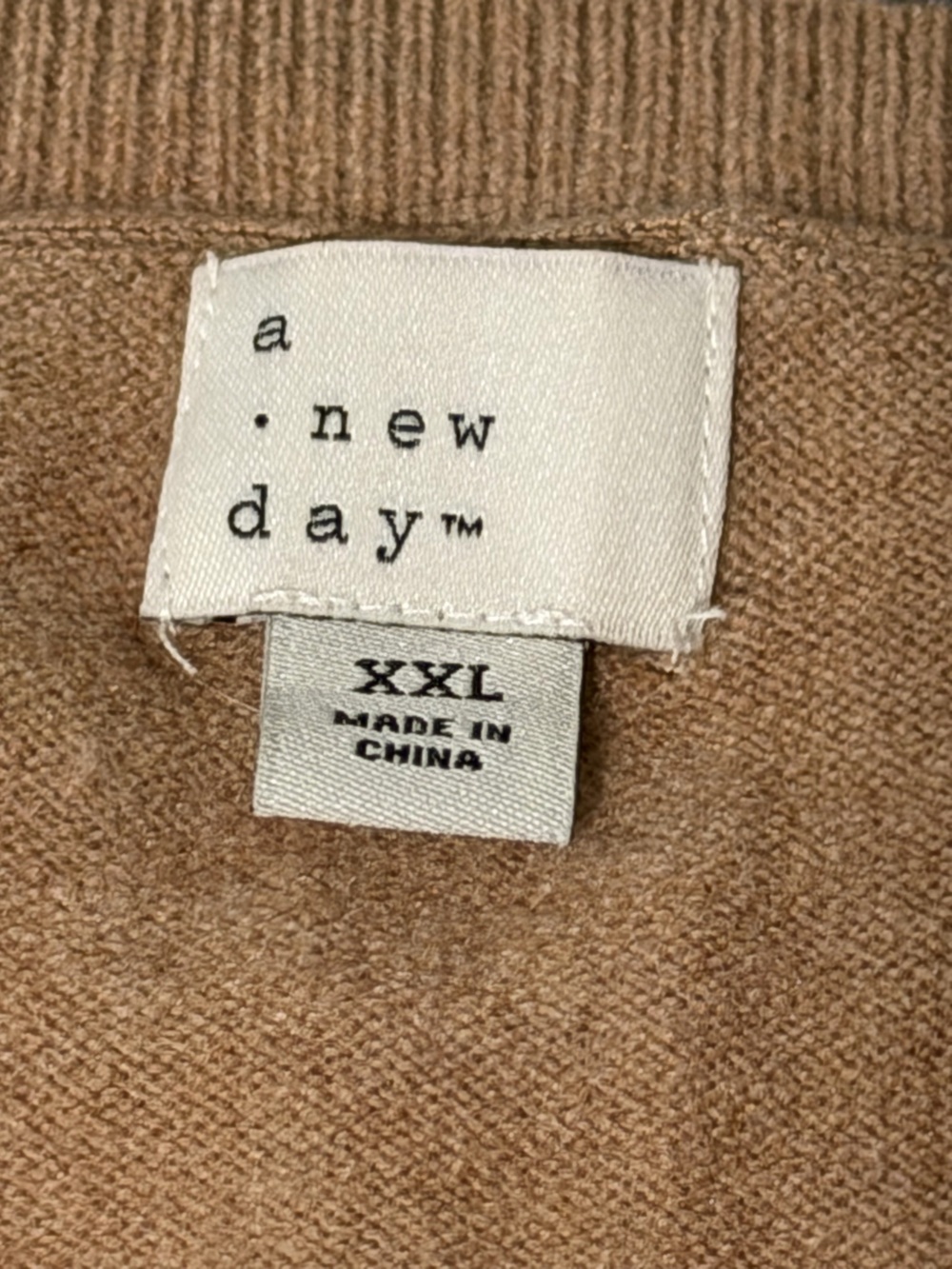 a new day women’s sleeveless Sweaters in Gray and Camel XXL - Picture 10 of 11